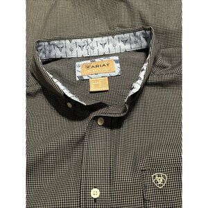 Ariat Killian Long Sleeve Shirt Men’s XL  Western Cowboy Wrinkle Free Cotton